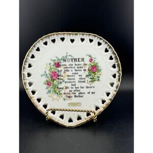 Vintage Decorative "Mother" Plate